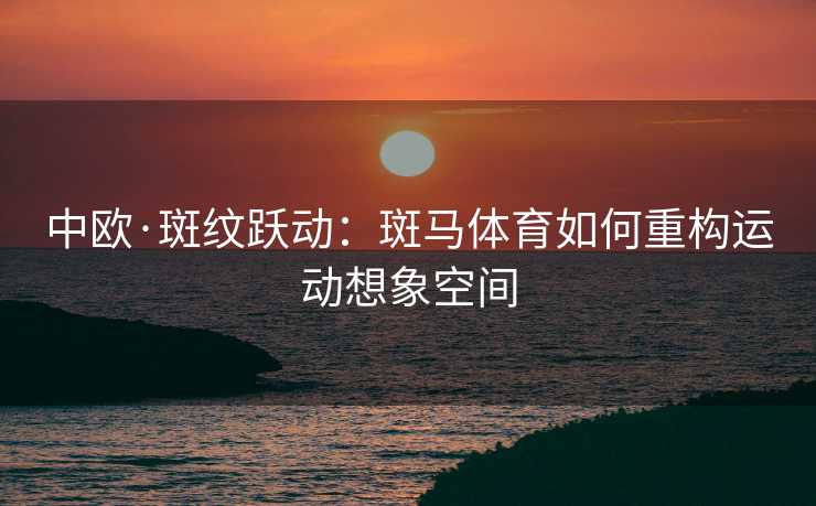 中欧·斑纹跃动：斑马体育如何重构运动想象空间